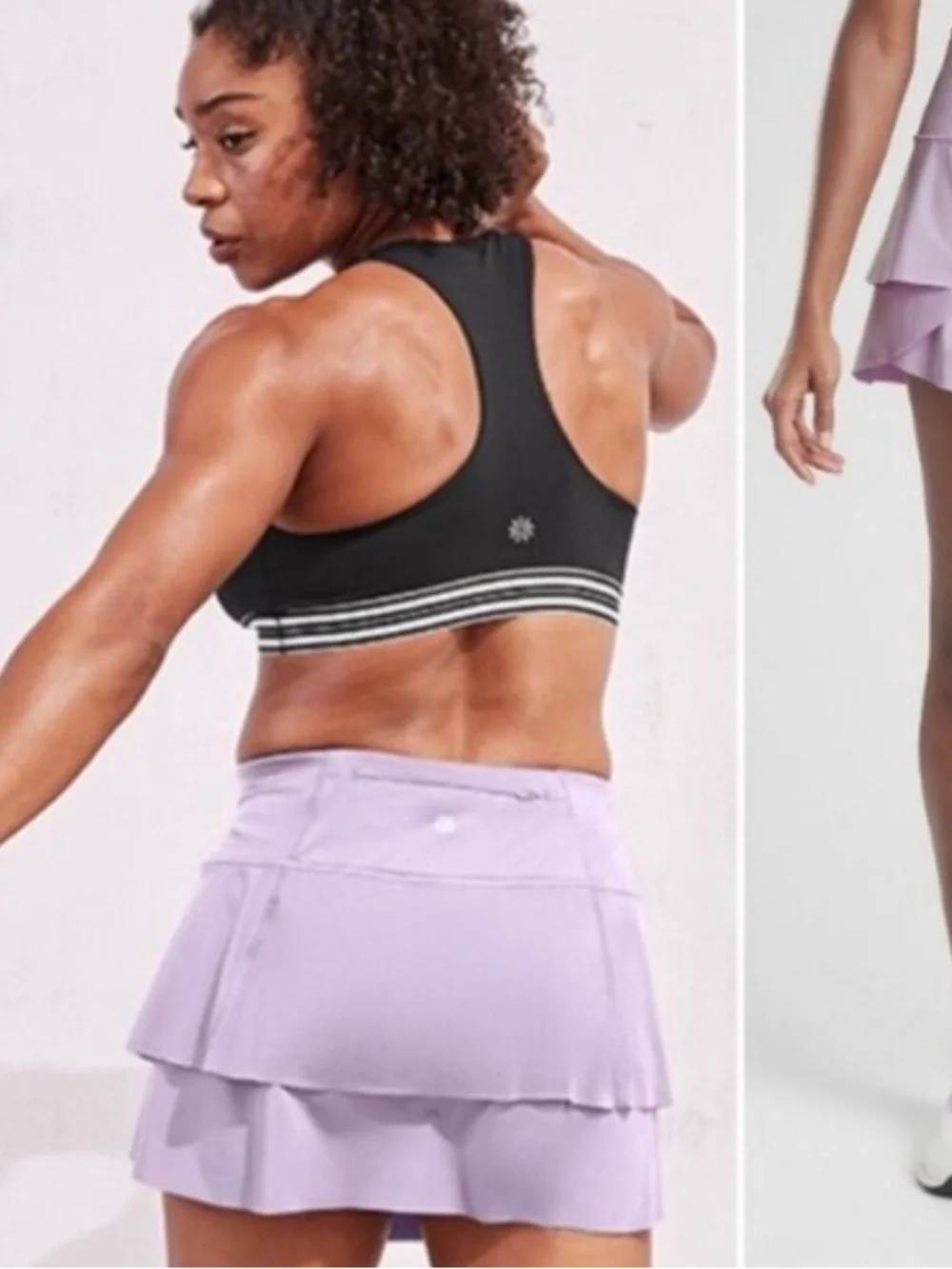Athleta Momentum Lilac Tennis Pickleball Athletic Skort with Shorts 💜🎾 Size L - Picture 10 of 10